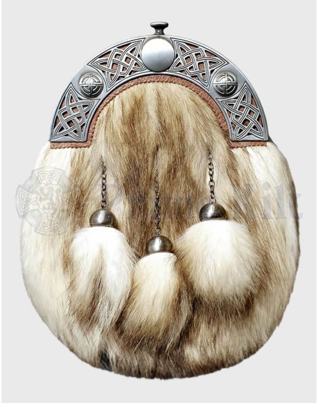 Scottish Rabbit Fur Sporran