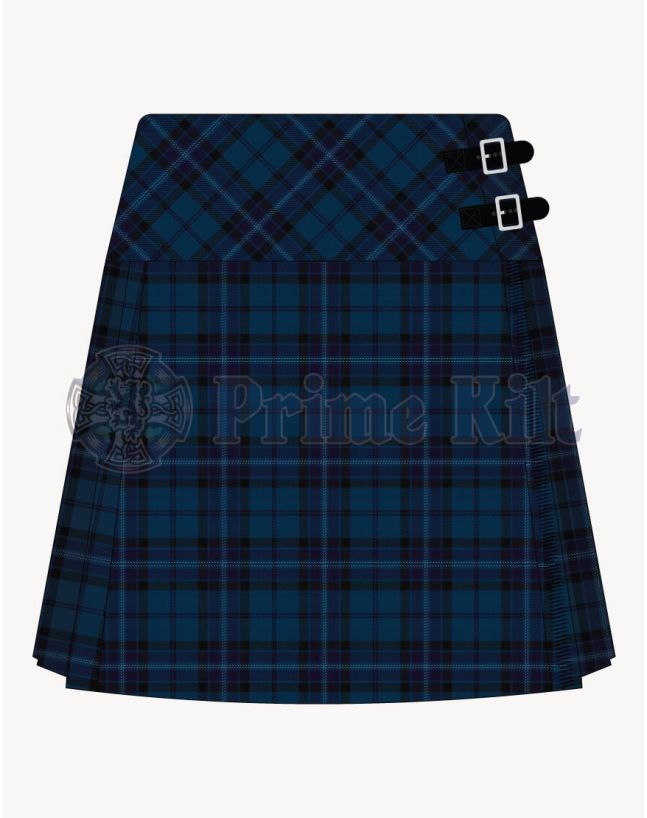 Scottish Thistle Tartan Kilt For Women