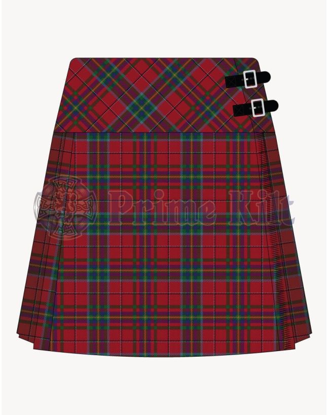 West Virginia State Tartan Kilt For Women