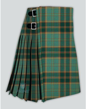 All Ireland Green Tartan Kilt