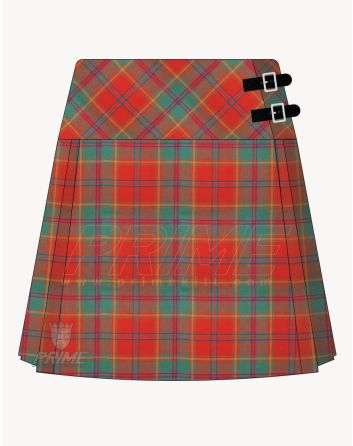 All Ireland Red Tartan Kilt for Women