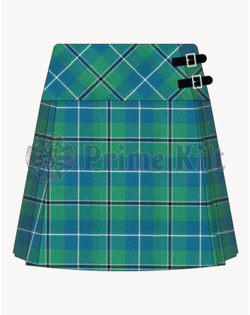 Ancient Douglas Tartan Kilt For Women