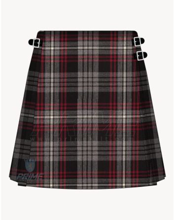 Auld Lang Syne Grey Tartan Kilt for Women