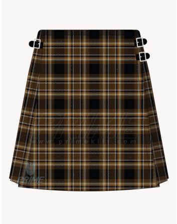 Bear Pride Tartan Kilt For Women