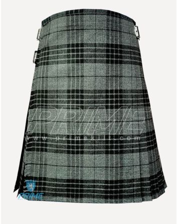 grey tartan kilt
