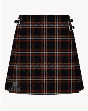 Black Country Tartan Kilt For Women