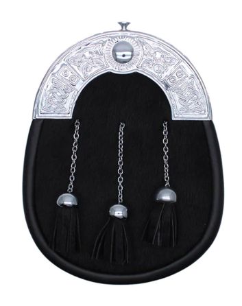 Black Dress Kilt Sporran