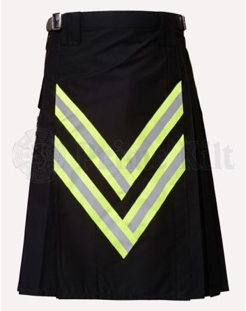 Black Firefighter Kilt