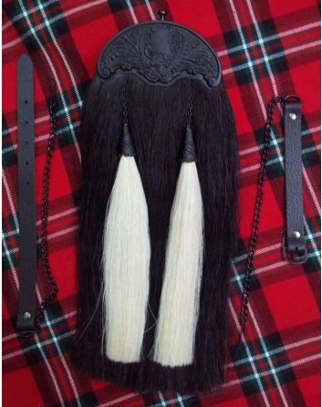 Black Horse Hair Sporran