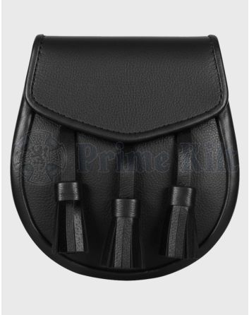 Black Leather Day Sporran