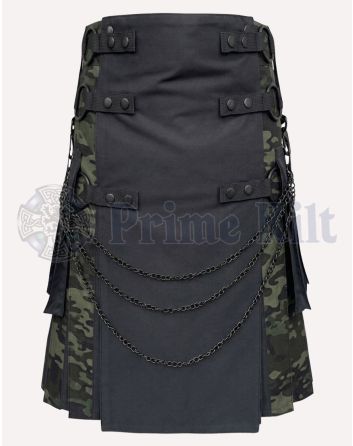 Black Multicam Kilt