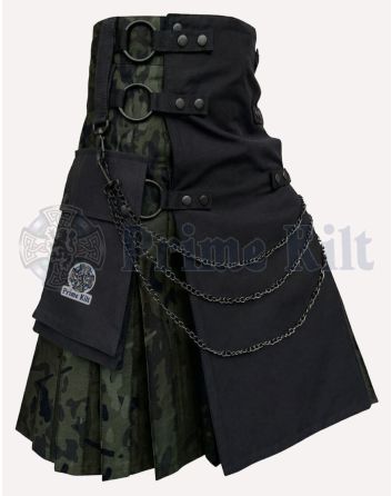 Black Multicam Kilt
