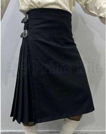 Black Wool Kilt