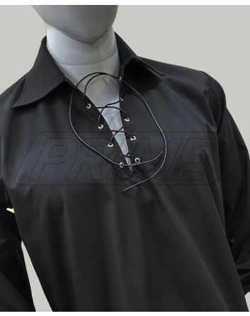 traditional black ghillie shirt