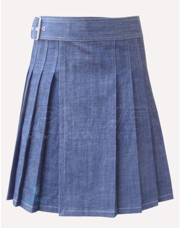 Blue Denim Utility Kilt