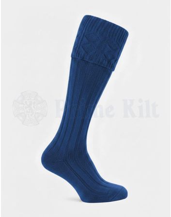blue kilt socks