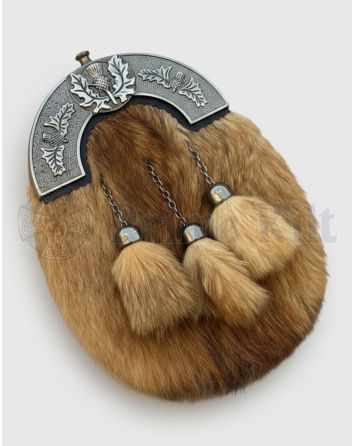 Brown Fox Fur Sporran