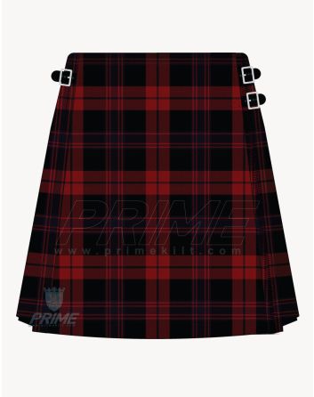 Brown Modern Tartan Kilt for Women