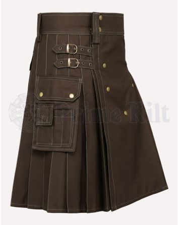 Brown Utility Kilt