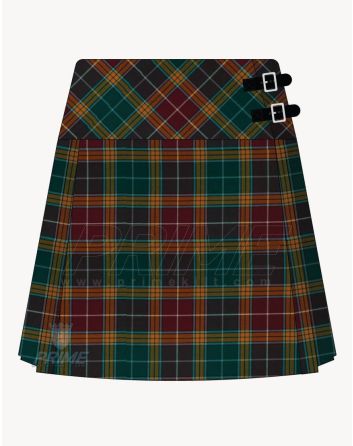 Buchanan Muted Tartan Kilt for Women