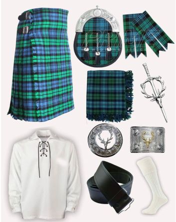 Campbell Tartan Kilt Set