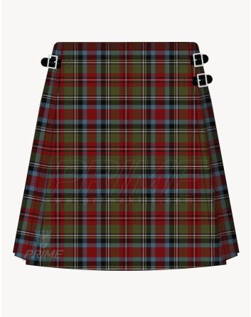 Carolina State Tartan Kilt For Women