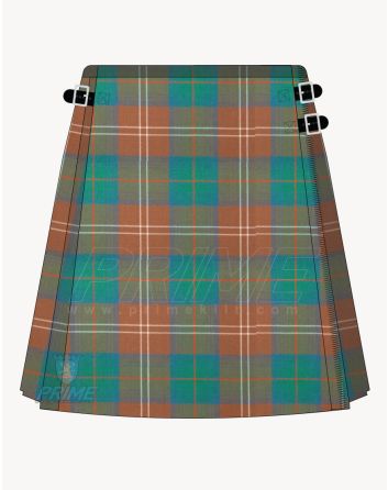 Chisholm Hunting Modern Tartan Kilt For Women