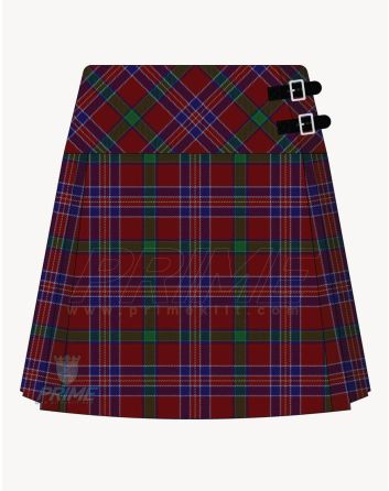 Clan McNiven Tartan Kilt For Women
