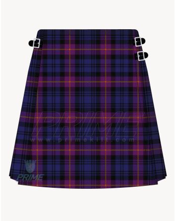 Clemson Tartan Kilt For Women