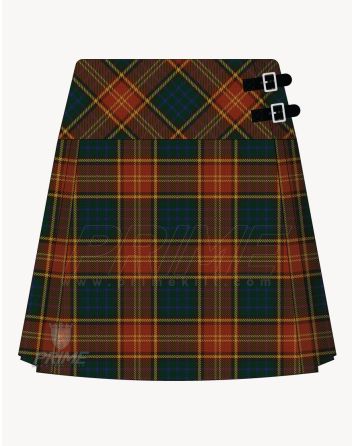 County Roscommon Tartan Kilt For Women