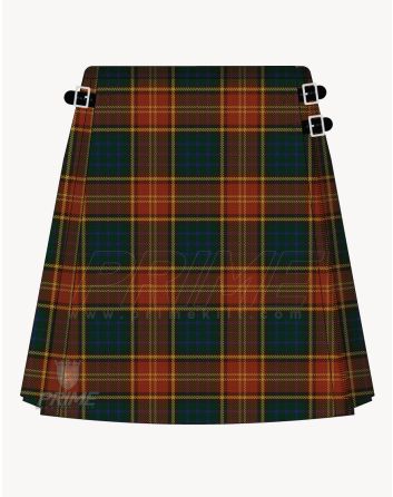 County Roscommon Tartan Kilt For Women
