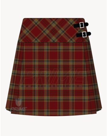 County Tyrone Tartan Kilt for Women