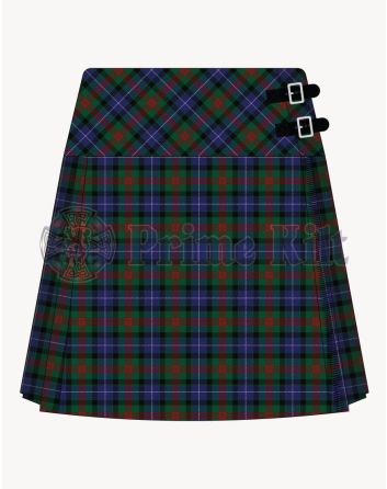 Curry Tartan Kilt For Women