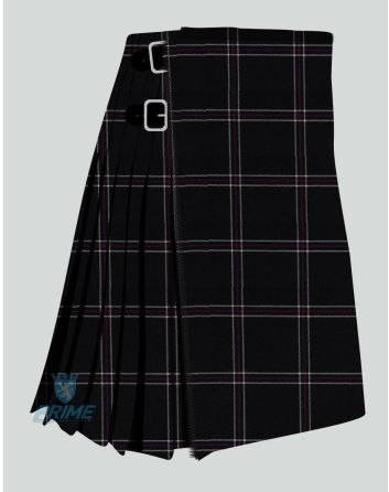 Dark Hebridean Purple Tartan Kilt