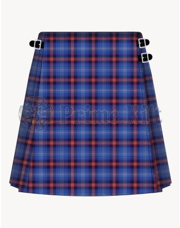 Daughters Of The American Revolution Tartan Kilt For Women