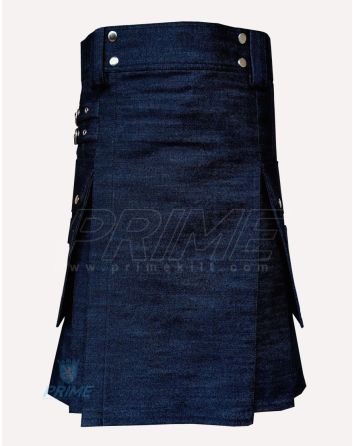 Denim Utility Kilt