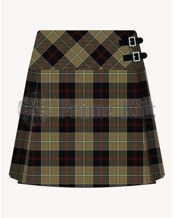 Dunlop Hunting Modern Tartan Kilt For Women