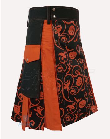 Elegant Halloween Hybrid Utility Kilt