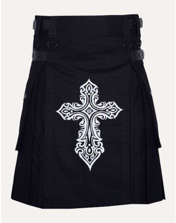 Embroidered Celtic Kilt