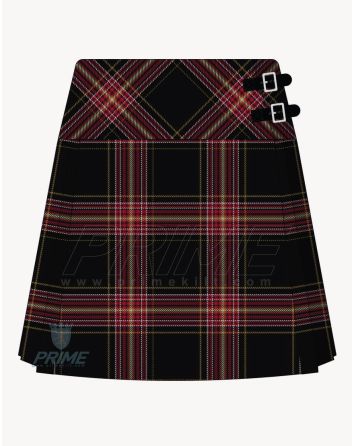 Firefighter Tartan Kilt For Women