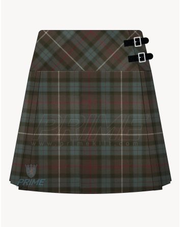 Fraser Weathered Tartan Kilt For Women