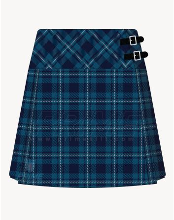 Galicia National Tartan Kilt For Women