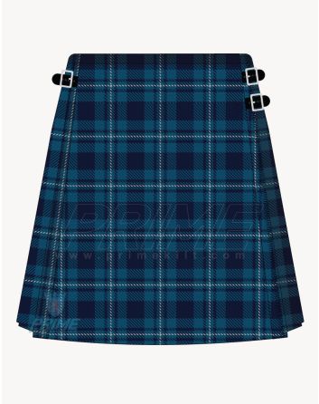 Galicia National Tartan Kilt For Women