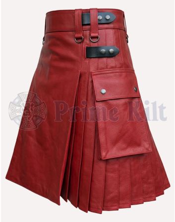 Genuine Leather Kilt