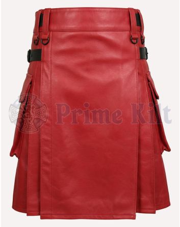 Genuine Leather Kilt