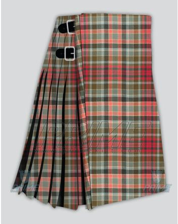 Red Gordon Weathered Tartan Kilt