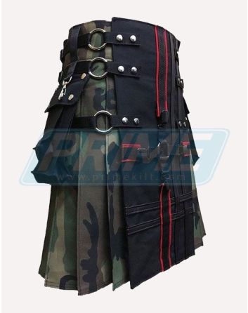 Gothic Interchangeable Camouflage Utility Kilt