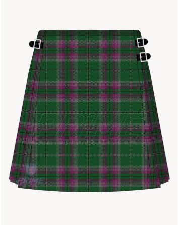 Gray Hunting Tartan Kilt For Women