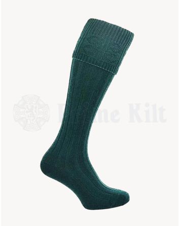 green kilt socks​