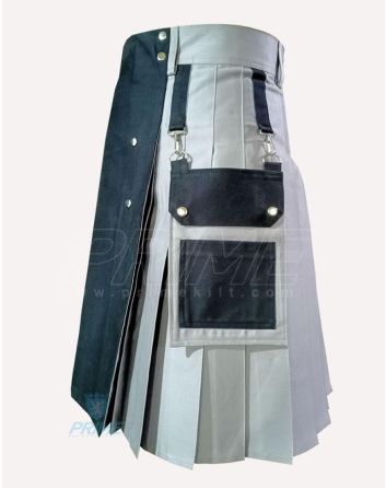 Black and Grey Kilt